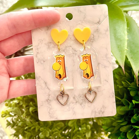 Alice In Wonderland Door Handle Earrings - Picture 2 of 4